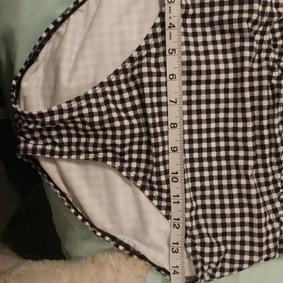 Checkered one piece swimsuit - Picture 2 of 3